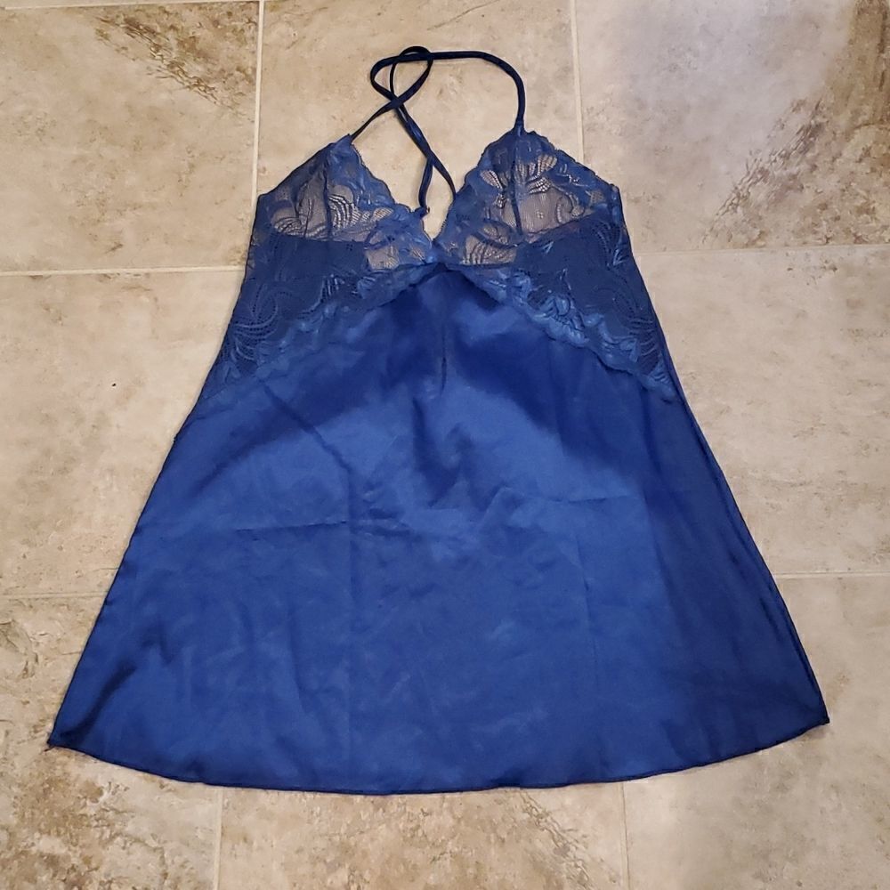 Avid Love navy blue chemise